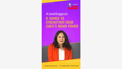 #JanetSuggests 8 Games to strengthen your child"s brain power