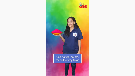 Happy Holi from Little Genius Academy Team